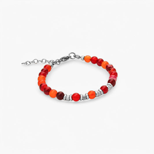 Bracciale in Agata Rossa