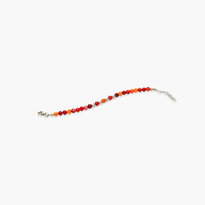 Bracciale in Agata Rossa
