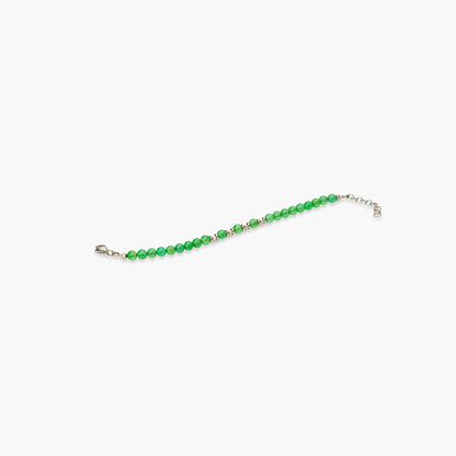 Bracciale in Agata Verde