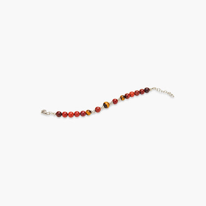 Bracciale in Occhio di Tigre e Mookaite